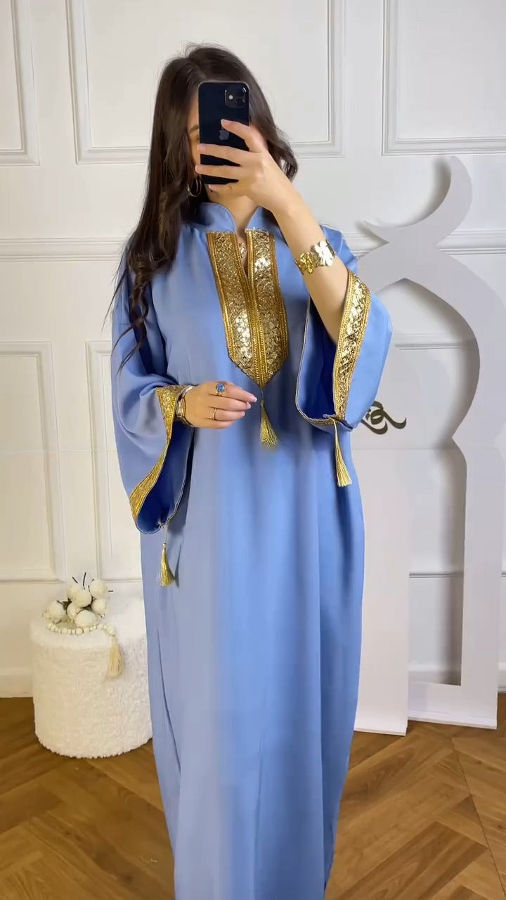 فستان الأميرات مع الكول اوفيسيي